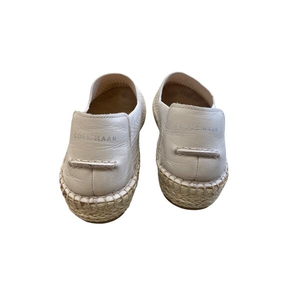 Cole Haan Womens Tan Espadrille Slip-On Loafers Flats Size 8B SKU 8408 - Picture 6 of 13